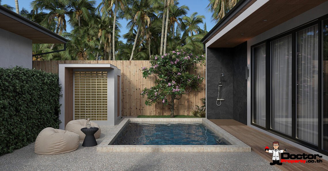 2-3 Bedroom Pool Villa in Bo Phut, Koh Samui – For Sale